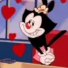 Chica de Dibujos con Corazones