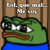 Lol, que mal... Me voy