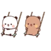 情侣一二 Couple Panda Gemoy 9