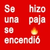 Se hizo una paja se encendió