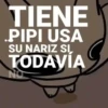 TIENE .PIPI USA SU NARIZ SI TODAVÍA NO