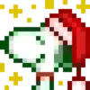 Navidad pixel Snoopy  5