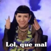Lol, que mal