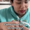 Cómo voy a lavar los tomates?