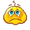 रोता हुआ पिक्सेल इमोजी 😭😥 13
