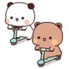 情侣一二 Couple Panda Gemoy 8