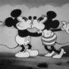 Beso de Dibujos Clásico