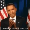 I APPROVE OF YOUR MESSAGE