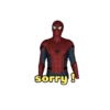 Spiderman funny stickers 9