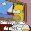 Son lágrimas de macho