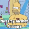 Me estoy sacando la mugre