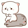 Stiker kucing lucu 14