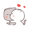 Stiker kucing lucu 17