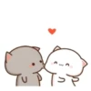 Stiker kucing lucu 7