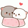 Stiker kucing lucu 15