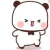 White Cute Panda Pack 3 6