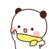 White Cute Panda Pack 3 24