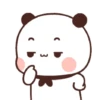 White Cute Panda Pack 3 14