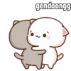 Gomu and peach || cute cat 14