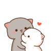 Gomu and peach || cute cat 8