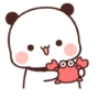 White Cute Panda Pack 3 5