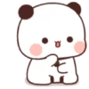 White Cute Panda Pack 3 12