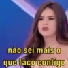 não sei mais o que faço contigo
