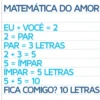 Matemática do Amor 7