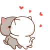 Gomu and peach || cute cat 6