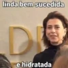 linda bem sucedida DE e hidratada