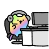 Kucing Rainbow GIF 🌈 5