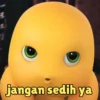 Dino Kuning Nailoong Sticker53 23