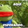 AQUÍ ESPERANDO...