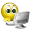 Silly yellow face emoji gif 22