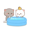Love peach Mochi cat love  28