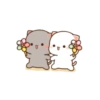 Love peach Mochi cat love  25