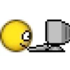 Emoji animado pixel 🫨 26