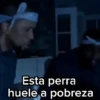 Esta perra huele a pobreza