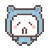 Cute Bear Pixel Gerak 20