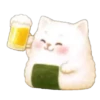 Gato Onigiri verano 🐈🍙 15