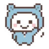Cute Bear Pixel Gerak 6