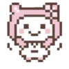Cute Bear Pixel Gerak 5