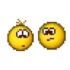 Emoji animado pixel 🫨 9