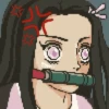 Demon slayer emojis pixel 👑 16