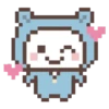 Cute Bear Pixel Gerak 11