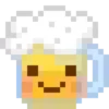 Emoji pixel peda 25