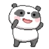 Panda Gemoy Pixel GIF 6