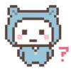 Cute Bear Pixel Gerak 18