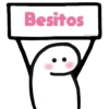 Besitos stickers.aaron