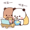 情侣一二 Couple Panda Gemoy 7